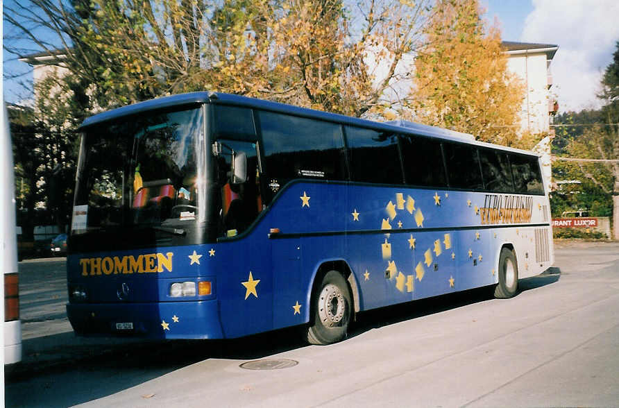 (027'822) - Thommen, Turtmann - VS 5236 - Mercedes am 11. November 1998 in Thun, Aarefeld