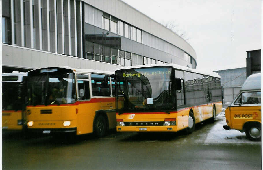 (029'327) - AVA Aarberg - Nr. 1/BE 26'611 - Setra am 16. Februar 1999 in Bern, Postautostation