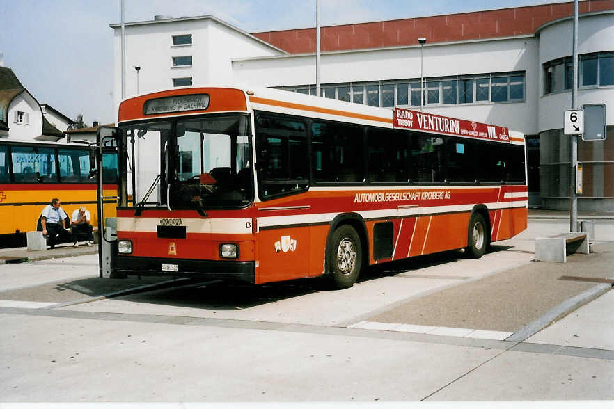 (034'711) - AKAG Kirchberg - Nr. B/SG 163'622 - NAW/R&J am 19. Juli 1999 beim Bahnhof Wil