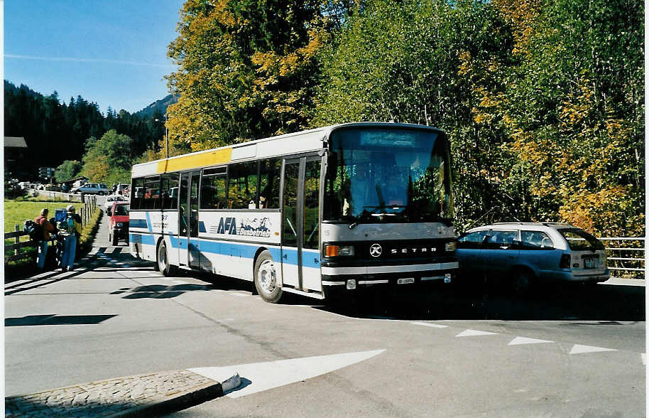 (037'331) - AFA Adelboden - Nr. 15/BE 26'974 - Setra (ex TPYG Yverdon Nr. 5) am 17. Oktober 1999 in Adelboden, Oey