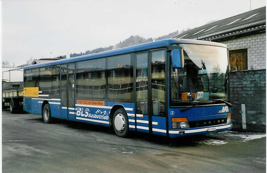 (038'024) - AFA Adelboden - Nr. 2/BE 25'802 - Setra am 22. Dezember 1999 in Thun, Garage STI