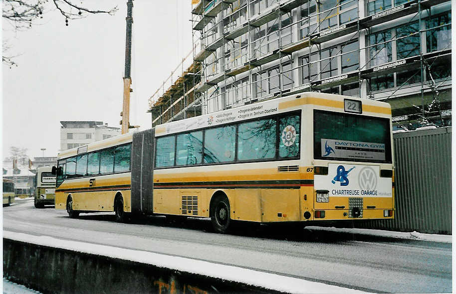 (038'828) - STI Thun - Nr. 67/BE 372'767 - Mercedes am 24. Januar 2000 bei der Schifflndte Thun