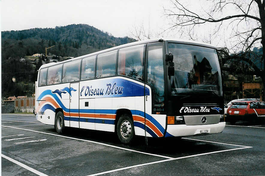 (039'428) - L'Oiseau Bleu, Sierre - VS 39'096 - Mercedes am 4. Mrz 2000 in Thun, Seestrasse