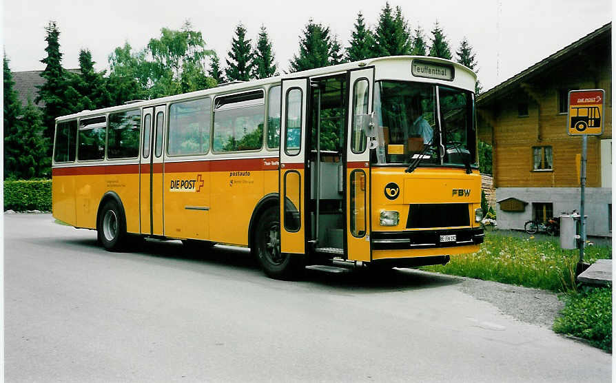 (040'617) - Burri, Teuffenthal - BE 336'192 - FBW/R&J am 21. Mai 2000 in Teuffenthal, Post