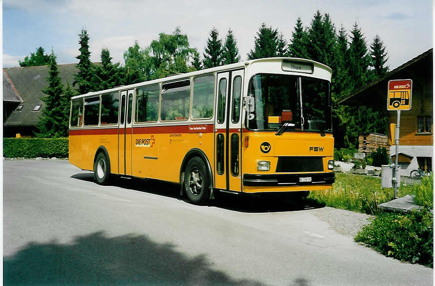 (040'621) - Burri, Teuffenthal - BE 336'192 - FBW/R&J am 21. Mai 2000 in Teuffenthal, Post