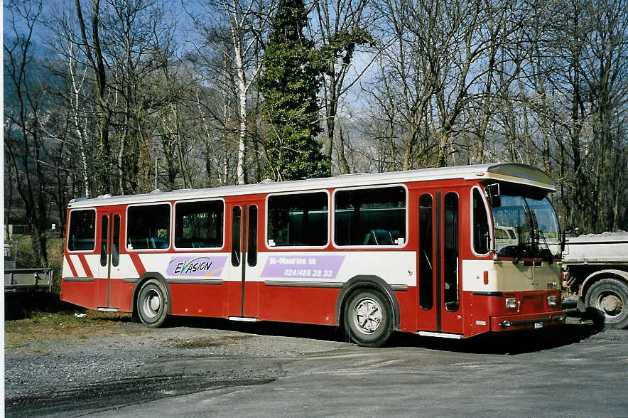 (044'922) - Evasion, St-Maurice - VS 99'948 - FBW/Hess (ex YSC Yverdon) am 20. Februar 2001 in St-Maurice, Garage