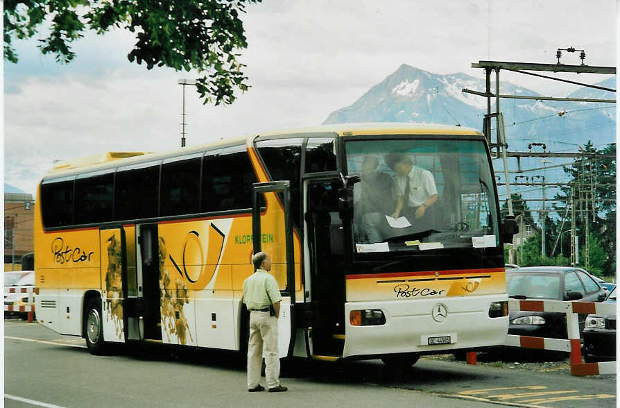 (046'837) - Klopfstein, Laupen - Nr. 2/BE 44'565 - Mercedes am 31. Mai 2001 in Thun, CarTerminal