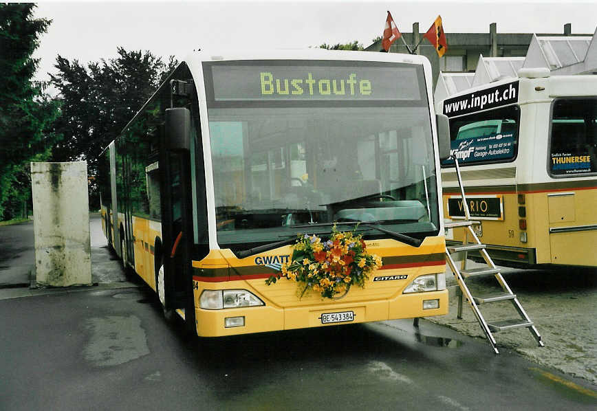 (047'005) - STI Thun - Nr. 84/BE 543'384 - Mercedes am 9. Juni 2001 in Thun, Garage