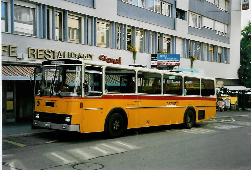 (047'802) - Schwizer, Goldach - Nr. 4/SG 50'508 - Saurer/Tscher am 10. Juli 2001 in Rorschach, Post