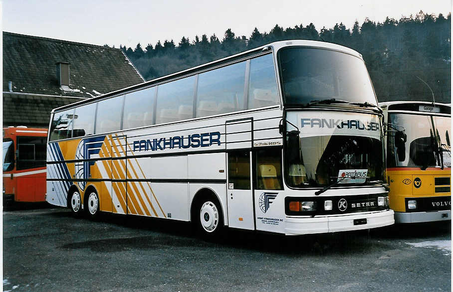 (050'837) - Fankhauser, Sigriswil - Setra am 15. Dezember 2001 in Aegerten, Rattinbus