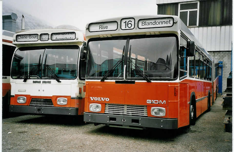 (051'529) - TPG Genve - Nr. 170 - Volvo/R&J am 7. Januar 2002 in Biel, BTR