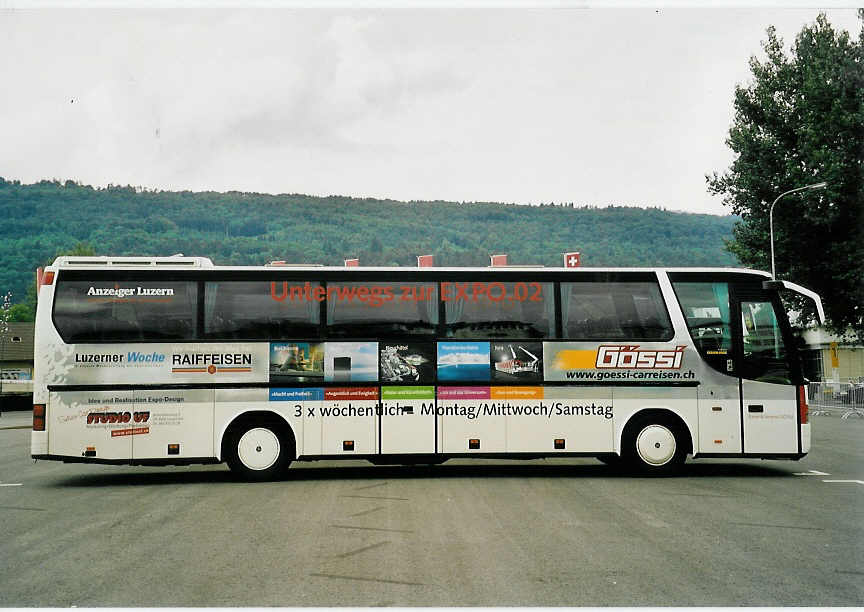 (054'335) - Gssi, Horw - LU 15'116 - Setra am 13. Juli 2002 in Biel, Terminal B