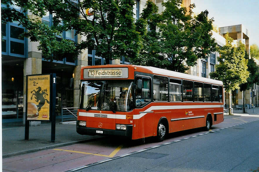 (055'205) - ZVB Zug - Nr. 14/ZG 3364 - Mercedes/R&J am 27. Juli 2002 in Zug, Metalli