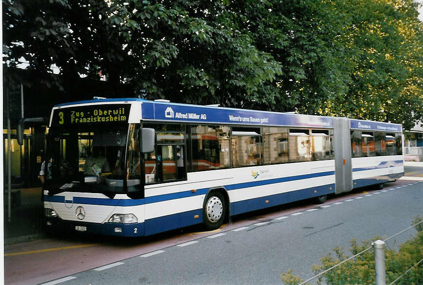 (055'209) - ZVB Zug - Nr. 2/ZG 3352 - Mercedes/Hess am 27. Juli 2002 in Zug, Metalli