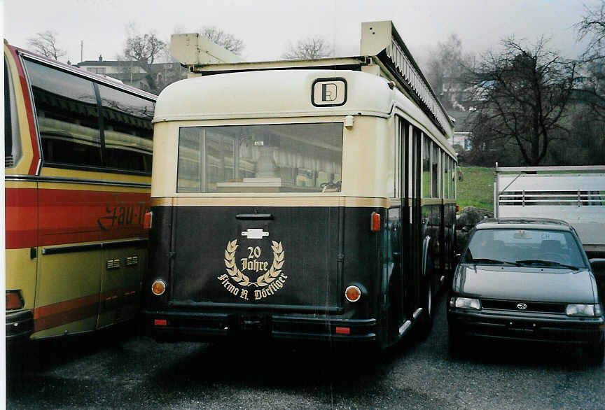 (057'831) - Drfliger, Egerkingen - FBW/Tscher am 27. Dezember 2002 in Egerkingen, Garage