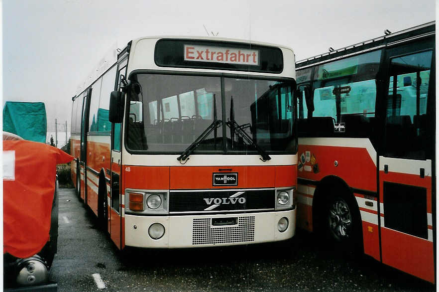 (057'833) - Andres, Effretikon - Nr. 48 - Volvo/Van Hool (ex Nr. 40) am 27. Dezember 2002 in Bellach, Hess