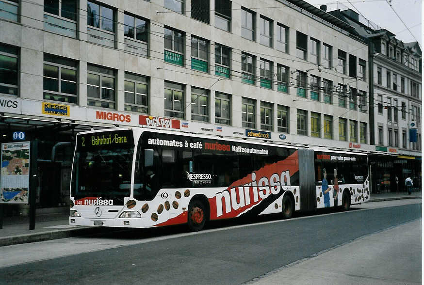 (058'514) - VB Biel - Nr. 148/BE 572'148 - Mercedes am 18. Januar 2003 in Biel, Guisanplatz