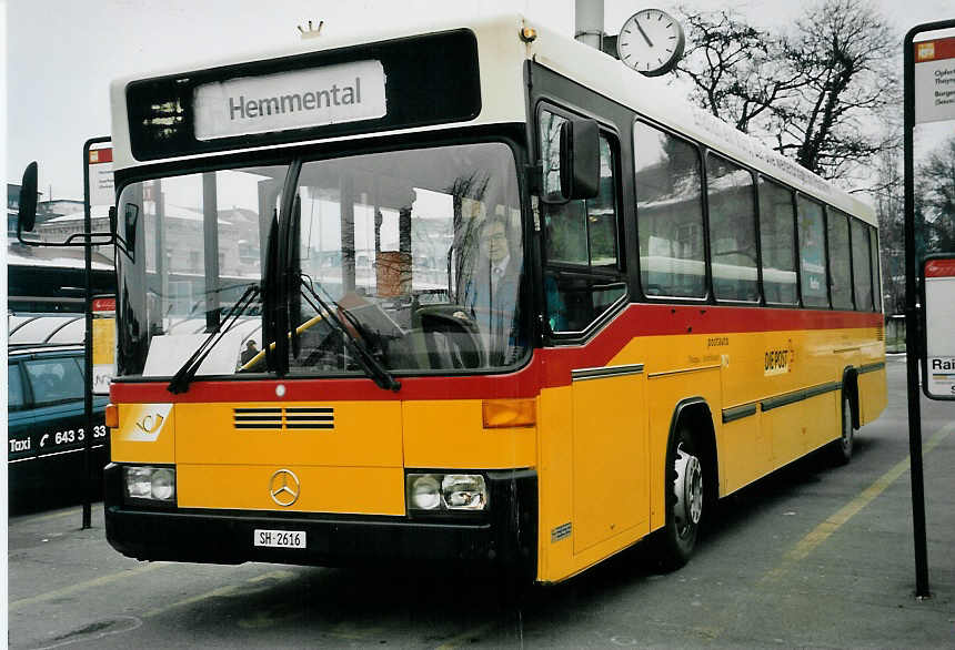 (058'831) - Rattin, Schaffhausen - Nr. 16/SH 2616 - Mercedes/Hess am 20. Februar 2003 in Schaffhausen, Bushof