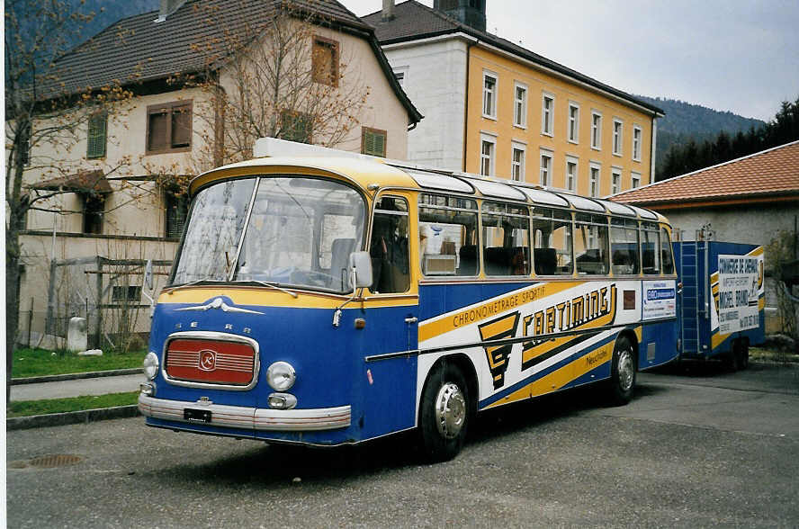 (060'009) - Cartiming, Neuchtel - Setra am 21. April 2003 in Villeret