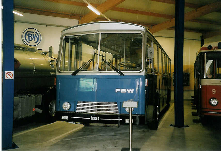 (060'820) - VZO Grningen - Nr. 14 - FBW/Tscher am 21. Juni 2003 in Wetzikon, FBW-Museum