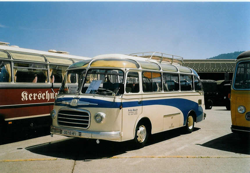 (060'901) - Aus Oesterreich: Bsch, Lustenau - DO 6 HFI - Setra am 21. Juni 2003 in Hinwil, AMP