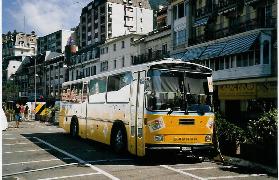 (061'236) - MadMarmot, Nyon - VD 493'528 - Saurer/Tscher (ex P 24'238) am 6. Juli 2003 in Montreux