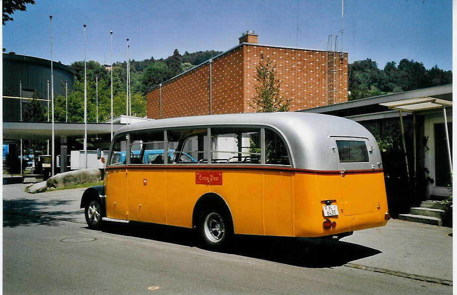 (061'522) - Frey, Giebenach - BL 6430 - Saurer/Lauber (ex Odiet, Pleigne) am 13. Juli 2003 in Luzern, Verkehrshaus