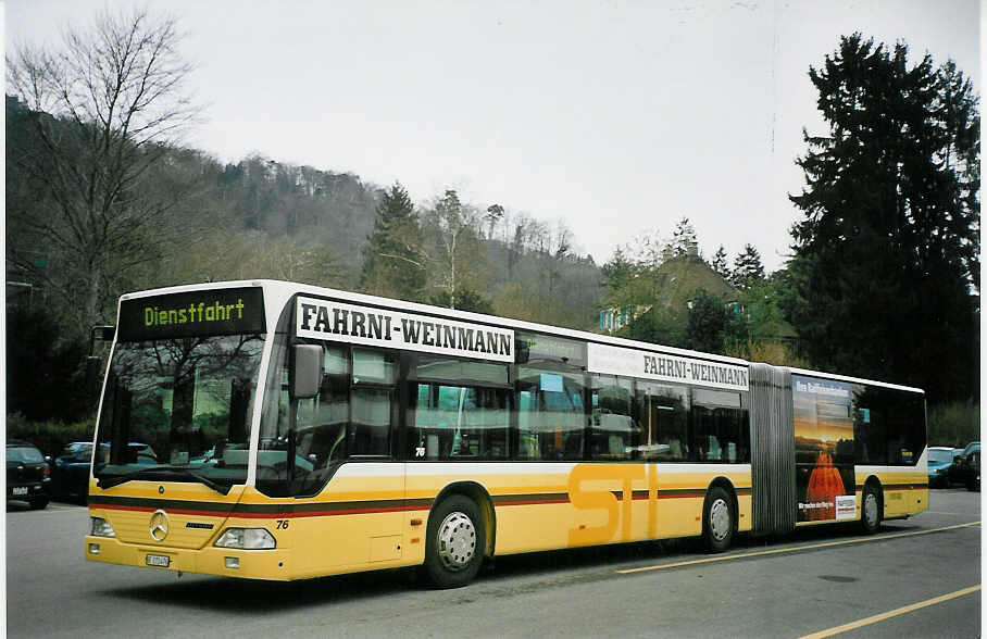 (065'223) - STI Thun - Nr. 76/BE 272'476 - Mercedes am 26. Januar 2004 bei der Schifflndte Thun