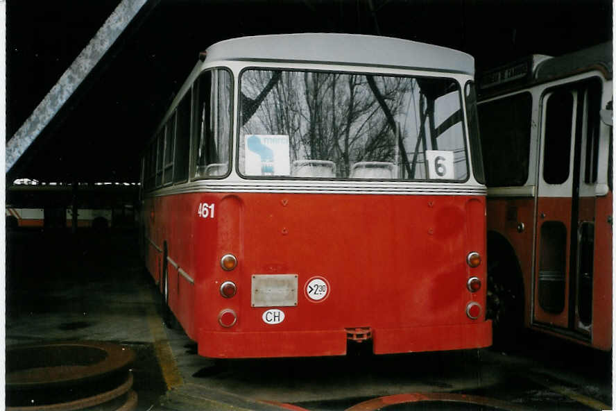 (066'236) - TPG Genve (Knoerr) - Nr. 461 - Leyland-DAB am 21. Mrz 2004 in Genve, Dpt