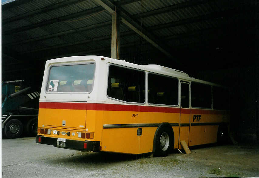 (068'615) - PTF Regensdorf - Saurer/Tscher (ex Heim, Flums) am 19. Juni 2004 in Nfels