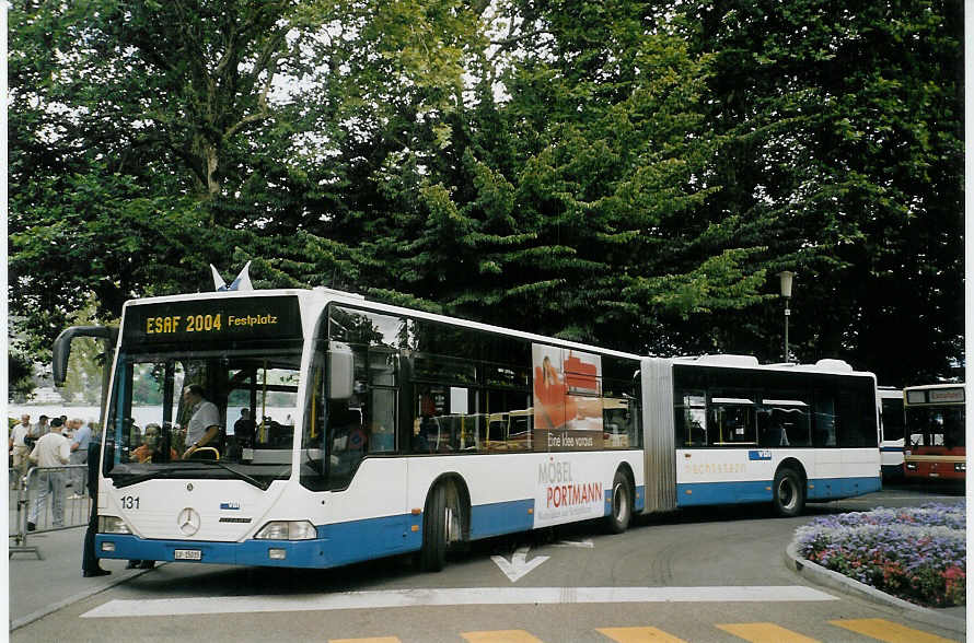 (070'214) - VBL Luzern - Nr. 131/LU 15'015 - Mercedes am 21. August 2004 in Luzern, Inseli-P