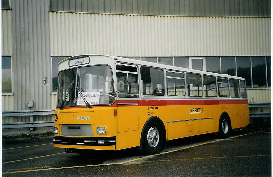 (075'406) - Villiger, Beinwil - FBW/Tscher am 5. Mrz 2005 in Biel, Rattinbus