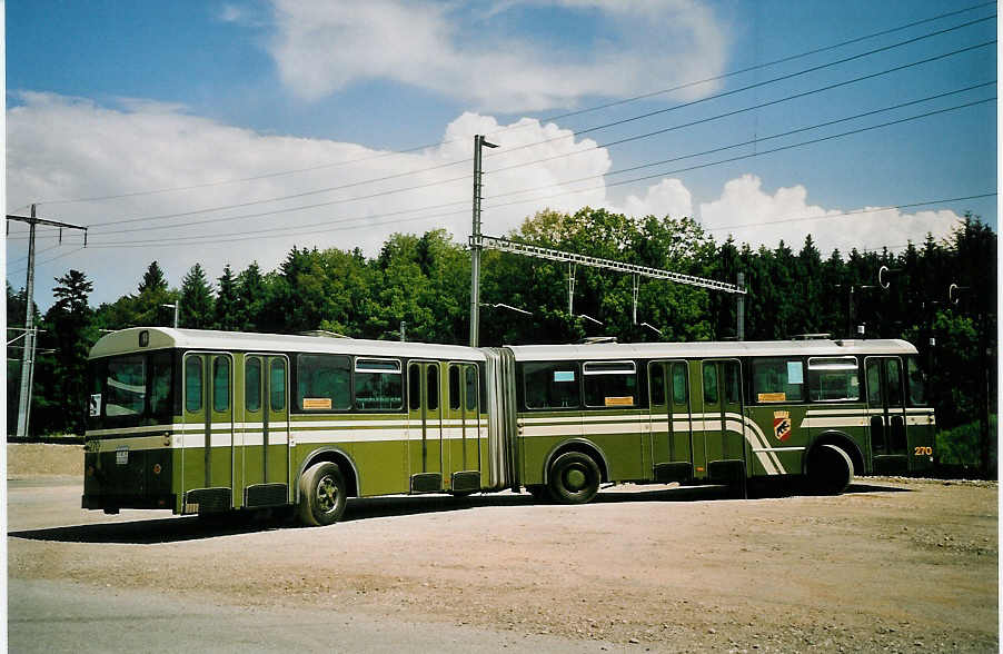 (076'907) - SVB Bern (TVB) - Nr. 270/BE 113'270 - FBW/SWS-Gangloff am 29. Mai 2005 in Hindelbank, Landi