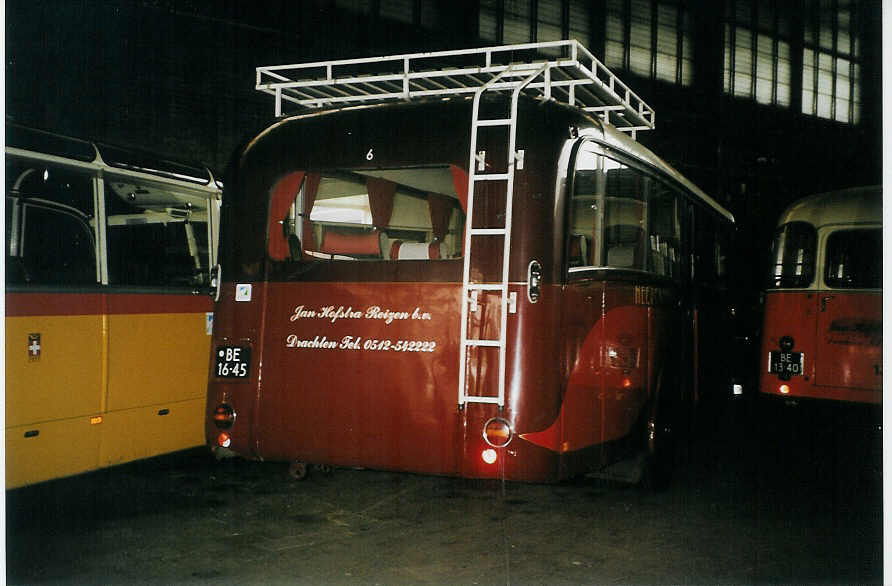 (078'809) - FRAM Drachten - Nr. 6/BE-16-45 - Saurer/Saurer (ex Lonza, Visp Nr. 32) am 21. Juli 2005 in Drachten, Autobusmuseum