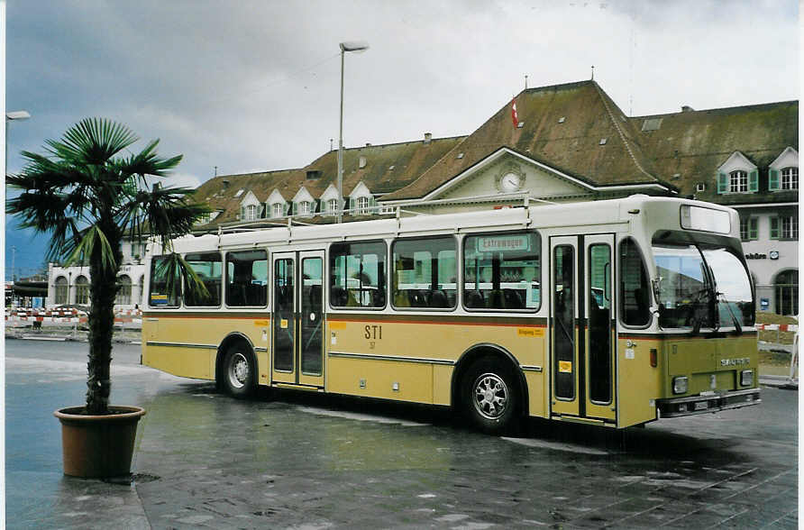 (079'506) - STI Thun - Nr. 57/BE 413'457 - Saurer/R&J am 14. August 2005 in Thun, Aarefeldplatz