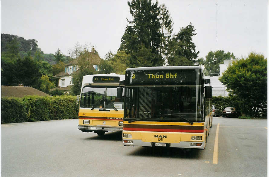 (080'430) - STI Thun - Nr. 89/BE 572'089 - MAN am 19. September 2005 bei der Schifflndte Thun