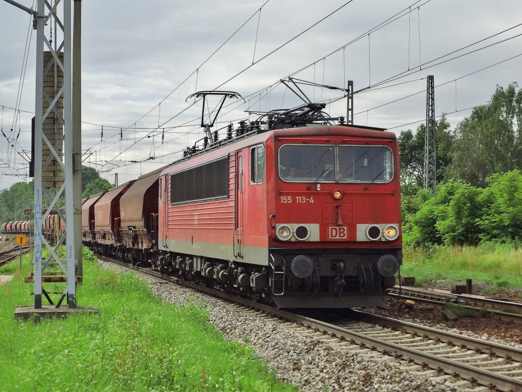 155 113 in Leipzig-Thekla, 03.07.2013.