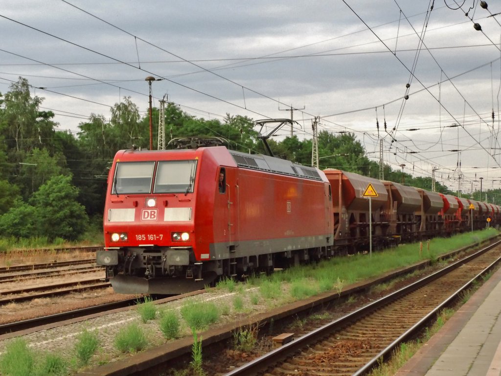 185 161 in Elsterwerda-Biehla, 03.08.2013.