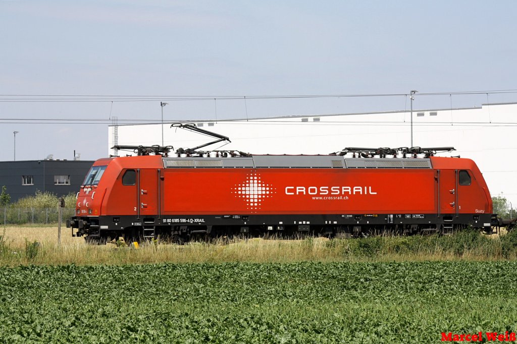 185 596-4 (Crossrail) aufm weg nach Karlsruhe 16.07.2011