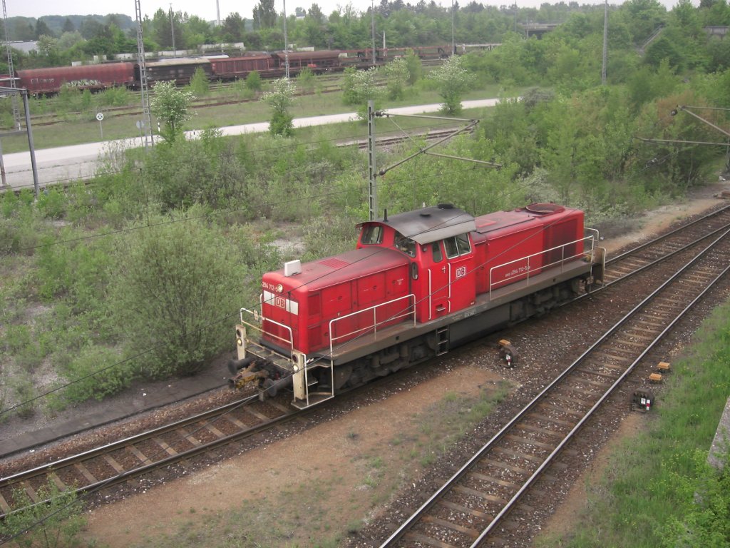 294 767-9 am 15. Mai 2009 bei Rangierfahrten in Mnchen/Nord.