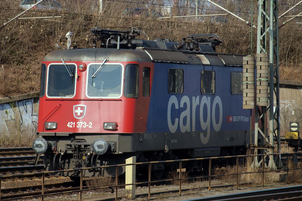 421 373-2 stand abgestellt in Hamburg-Harburg am 5.3.