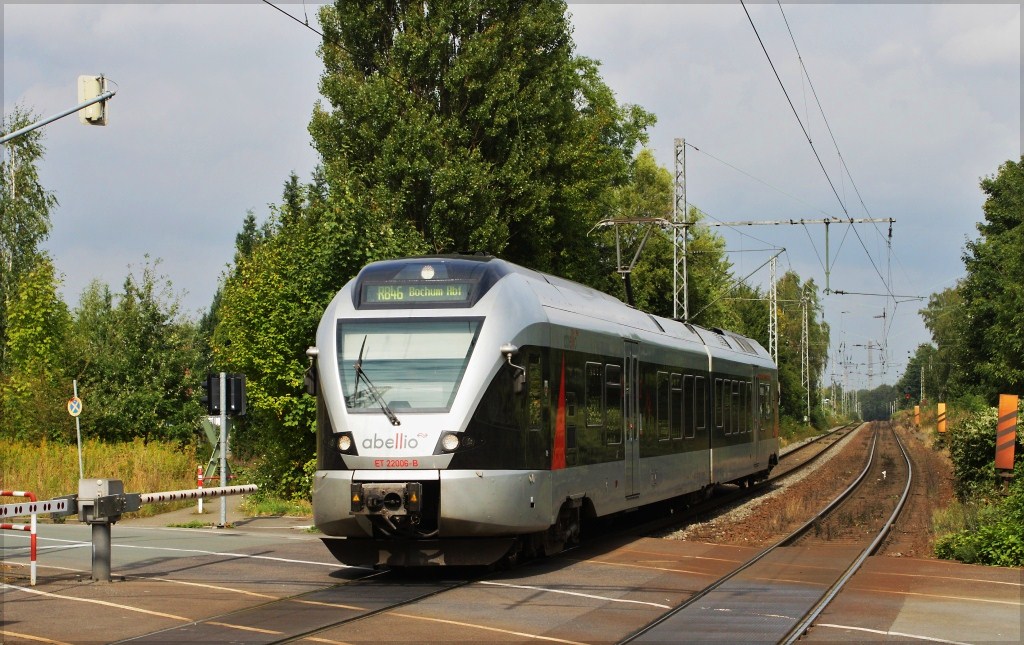 Abellio ET 22006 als RB 46 nach Bochum Hbf am 15.09.12 in Bochum Riemke