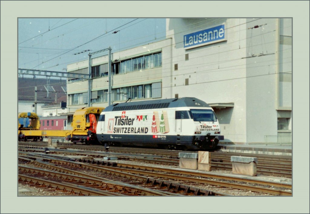 Darf in der Schweiz nicht fehlen: die Kse-Werbelok...
Lausanne, 1997