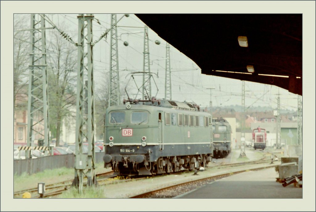 DB 150 184-0 in Singen.
April 1995 
