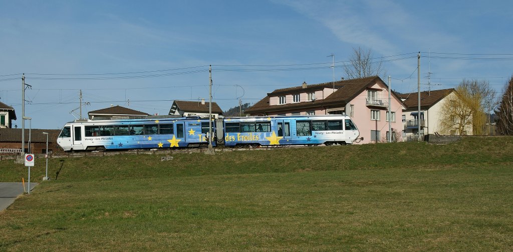 Der  Train des Etoiles  in St-Legier.
15. Mrz 2011