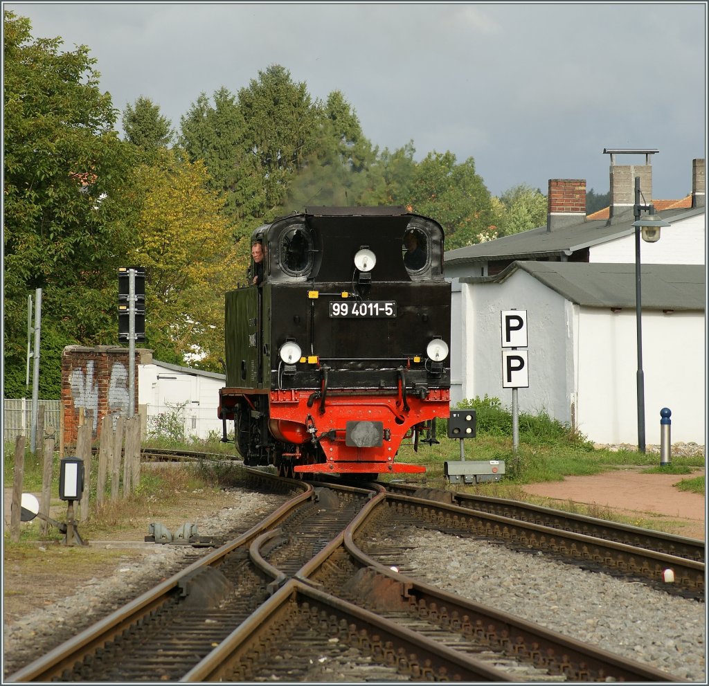 Die 99 4011-5 in Binz.
16.09.2010