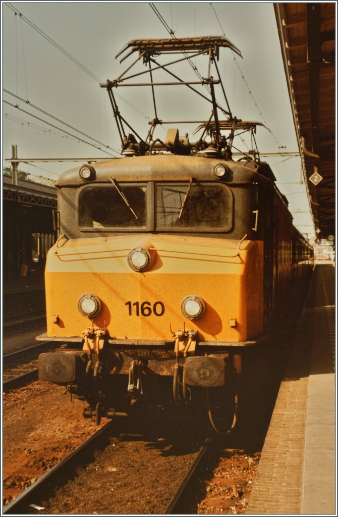 Die NS 1160 in Roosendaal,
27. Juni 1984
