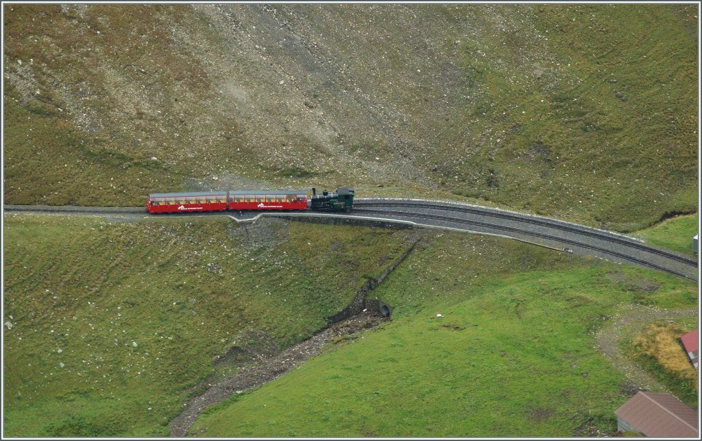 Ein kleiner Zug in einer faszinierenden Landschaft.
29.09.2012