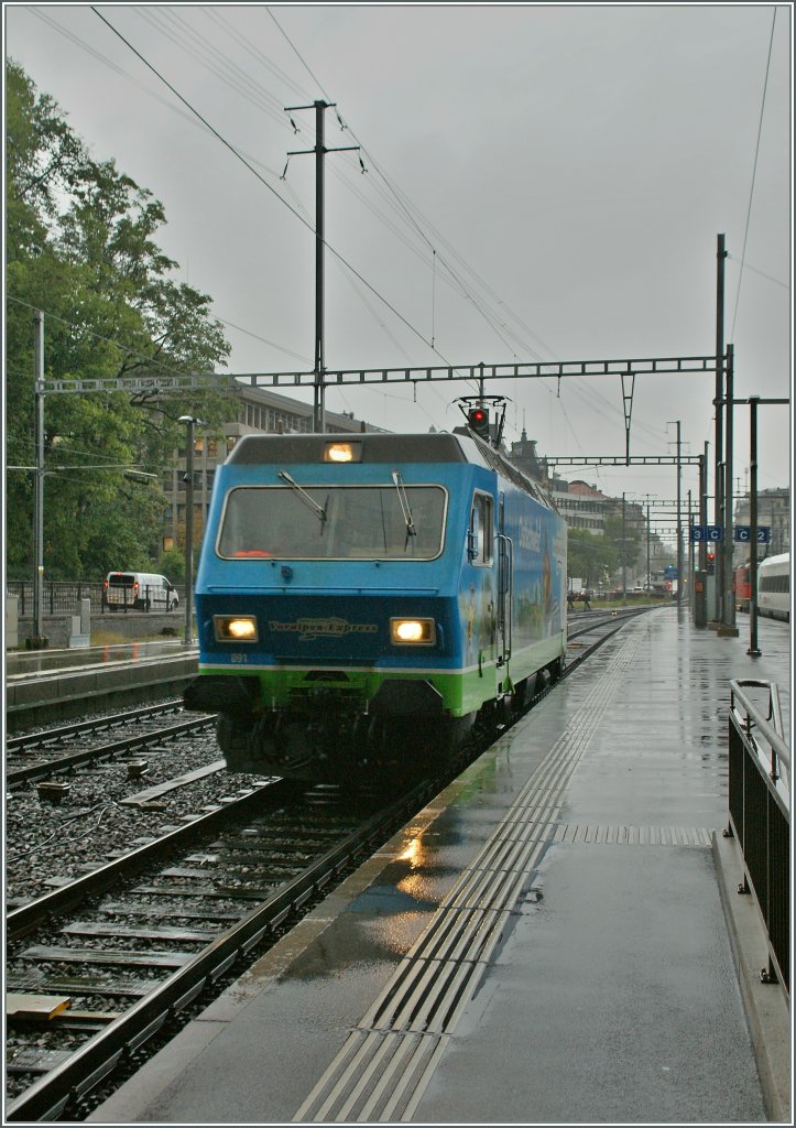 Eine SOB Re 456 in St. Gallen.
30. Aug. 2012