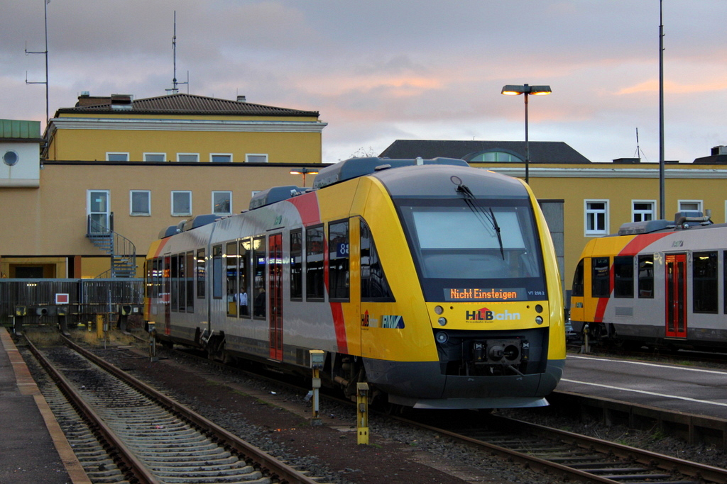HLB VT 290 nach  Nicht Einsteigen  am 30.12.11 in Fulda